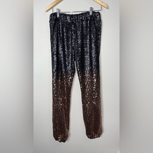 Johnny Was NWT Sequin Gold Jett Jogger Pants Size XS - Picture 7 of 12
